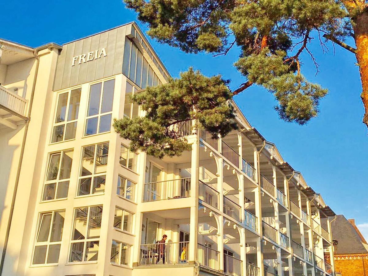 Villa Freia In Binz - Wg 11 Mit Meerblick Und Balkon 外观 照片
