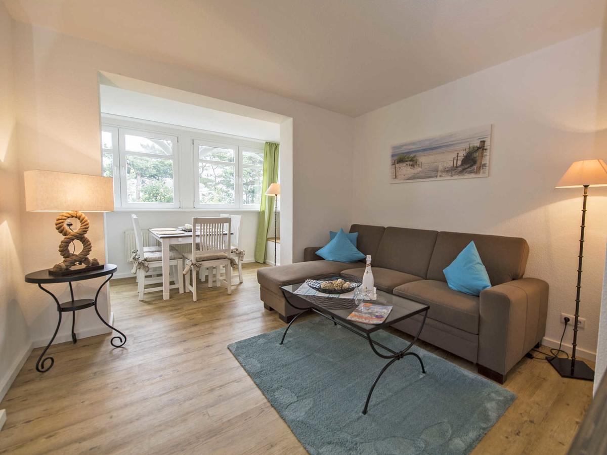 Villa Freia In Binz - Wg 11 Mit Meerblick Und Balkon 外观 照片