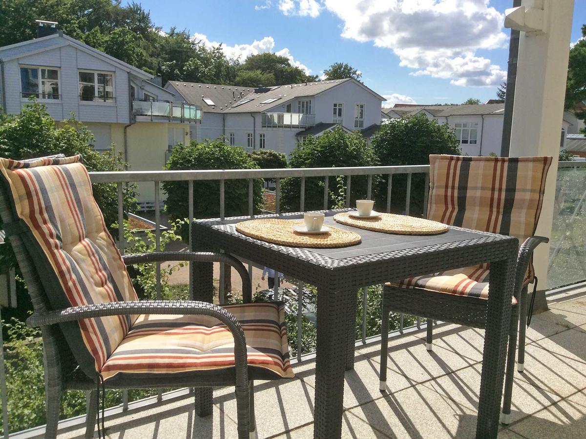Villa Freia In Binz - Wg 11 Mit Meerblick Und Balkon 外观 照片